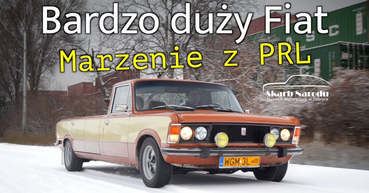 You are currently viewing Polski Fiat 125p Pickup – Rozmiar XXL