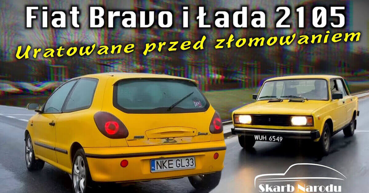 Read more about the article FIAT Bravo i ŁADA 2105 – Uratowane przed złomowaniem