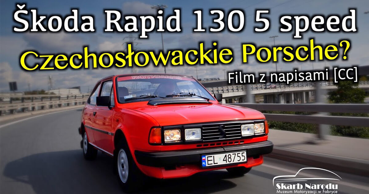 Read more about the article Škoda Rapid 130 – Czechosłowackie Porsche?