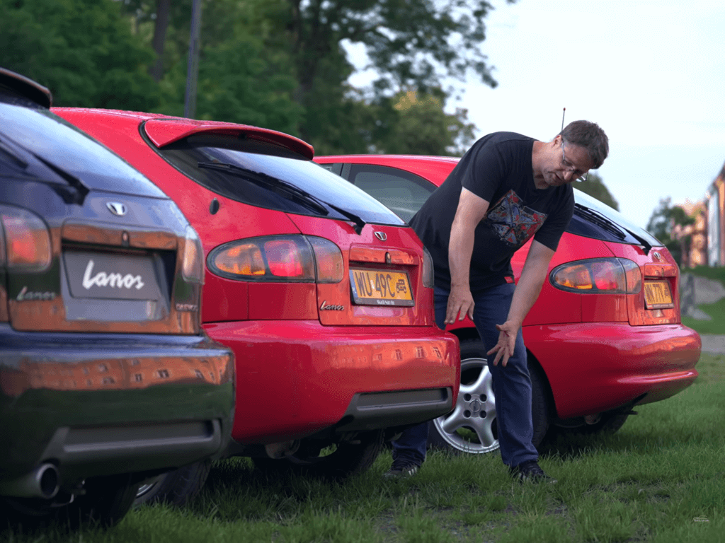 Tył samochodu Daewoo Lanos Sport