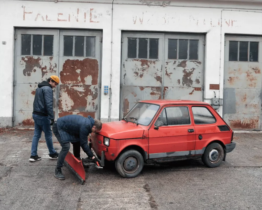 Maluch z pługiem, Fiat 126p