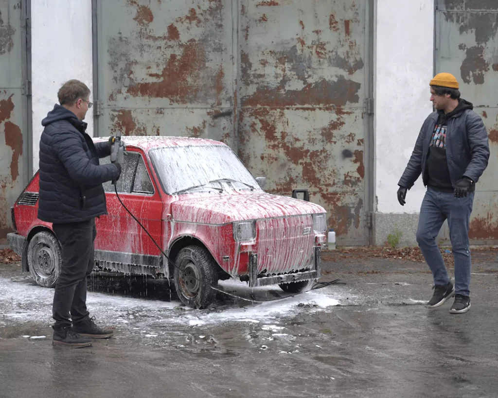 Maluch z pługiem, Fiat 126p