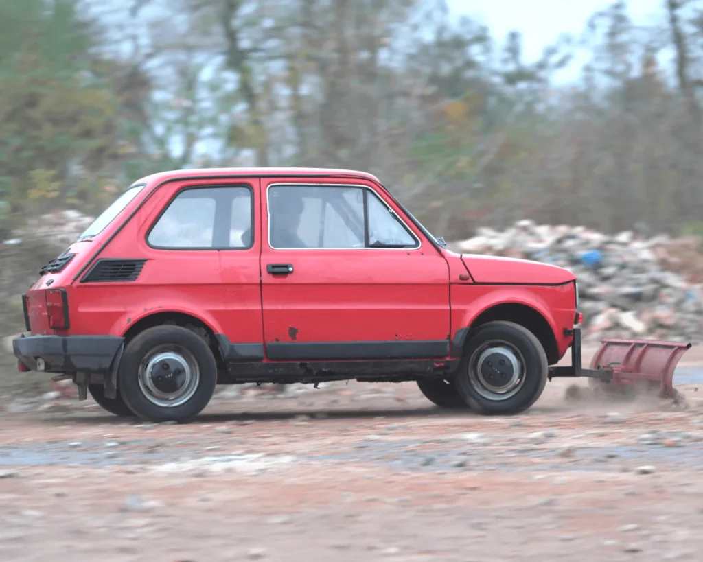 Maluch z pługiem, Fiat 126p