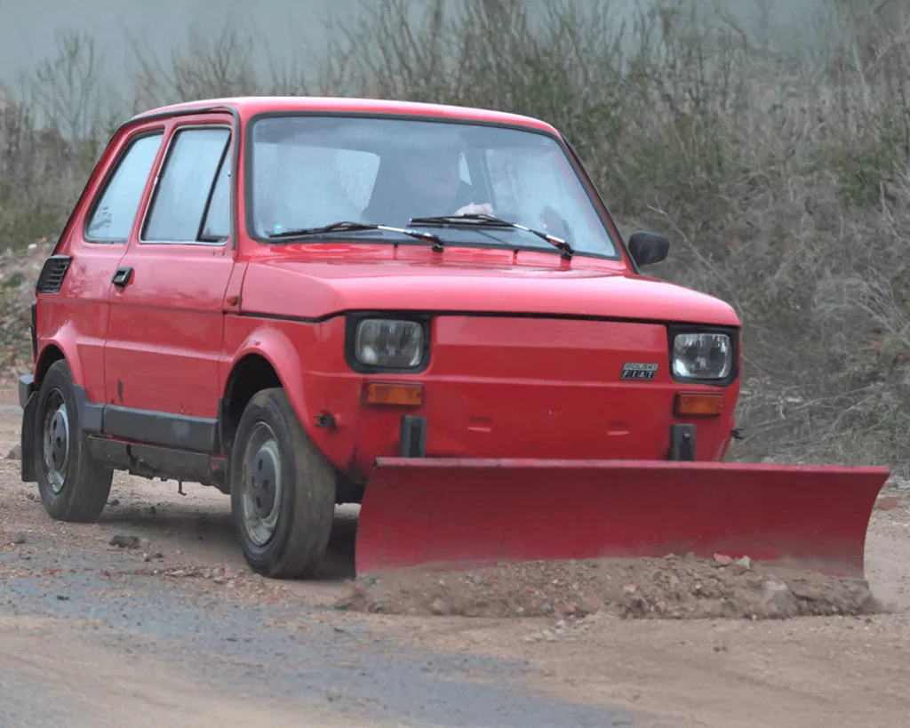 Maluch z pługiem, Fiat 126p